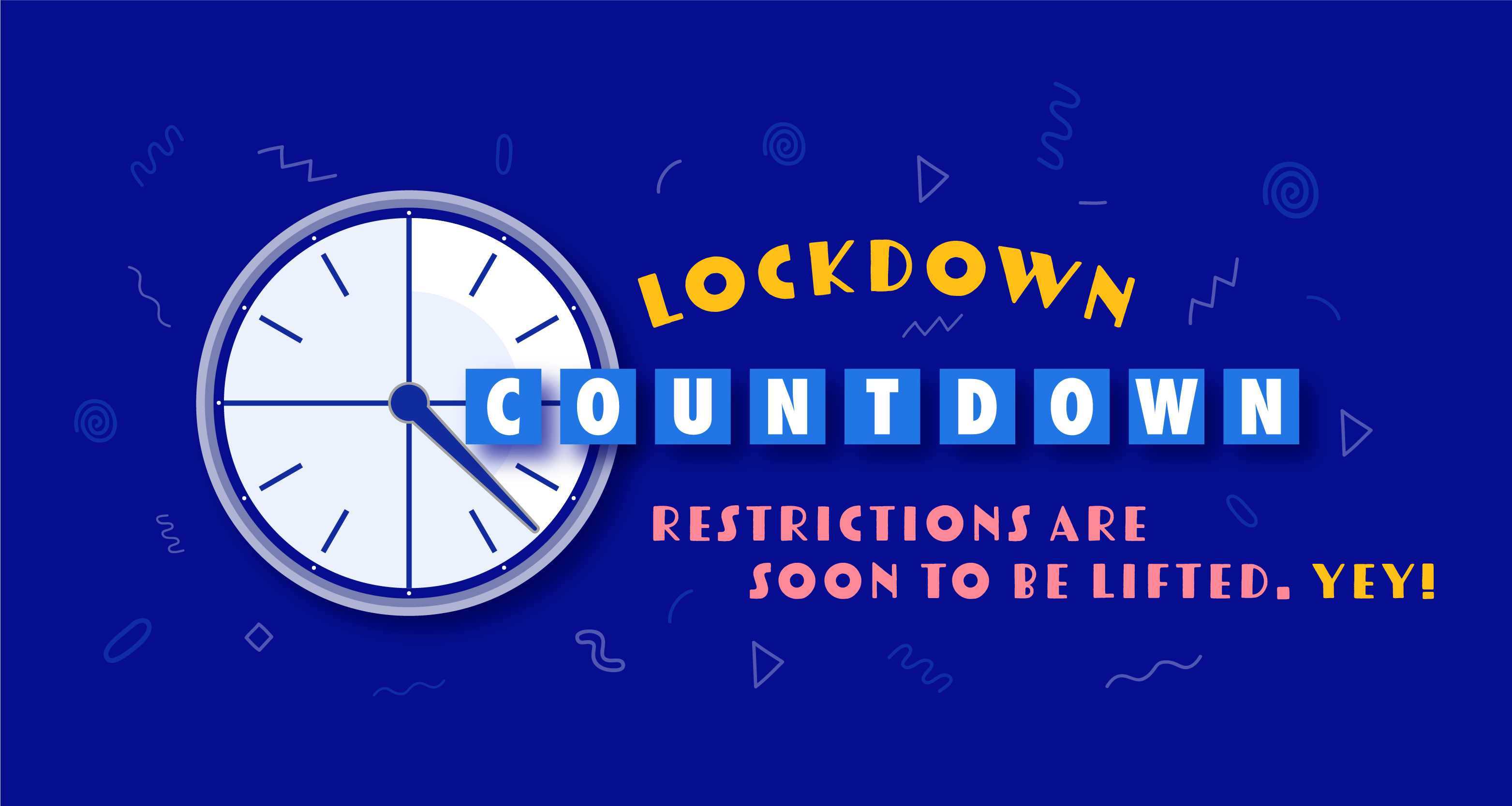 Counting down the days till the end of the lockdown.